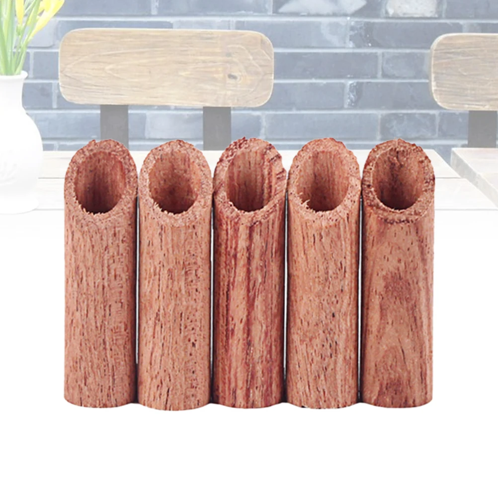 

5pcs Wooden Truss Rod Cover For Electric Guitar Fits Durable Guitar Neck Protector Abalone Style Wood Pipe Instrument