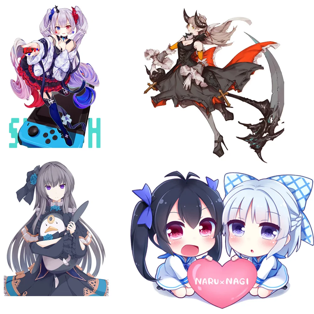 Arcaea Sticker Eto Kou Lethe Sapphire Car Stickers Sexy Anime Large Chest Girl Decal Refrigerator Motorcycle Decorative  PVC