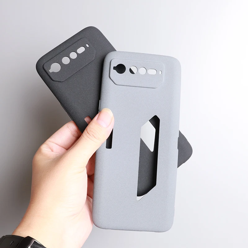 for Asus ROG Phone 7 6D 6 Pro 5S 5 3 2 Case Sand Matte Soft Silicone Full Protect Anti-fall Anti-slip Cover Phone Shell Fundas
