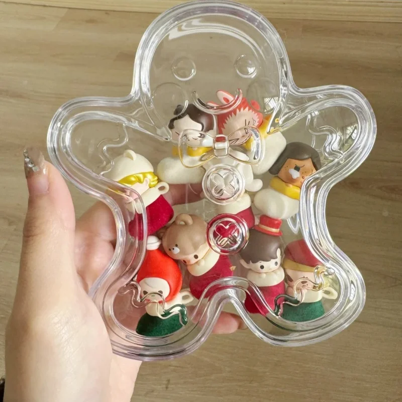 2024 Hot Sale Official Authentic Bubble Cute Christmas Socks Series Doll Set Box Flocking Trend Cute  Christmas Decoration Gifts