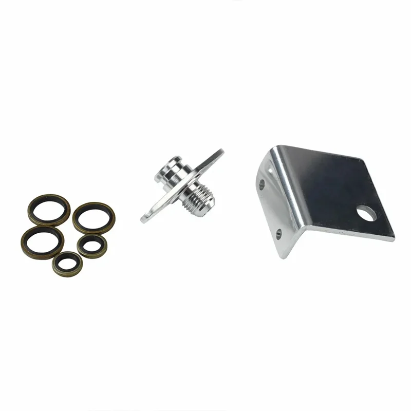 

Black-Red Adjustable Fuel Pressure Regulator Kit Oil 0-100Psi Gauge -6AN 6AN