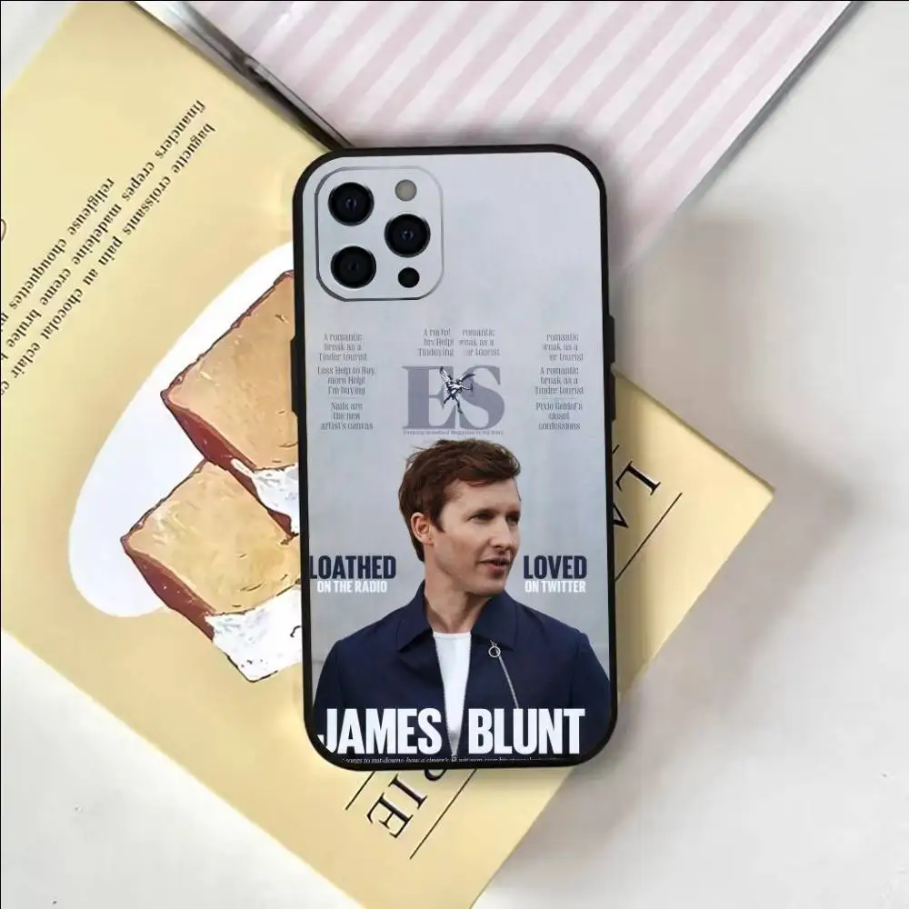 J-James B-Blunt Capa de telefone para iPhone 17,16,15,14,13,12,11 Plus,Pro,Max,XS Capa macia de silicone