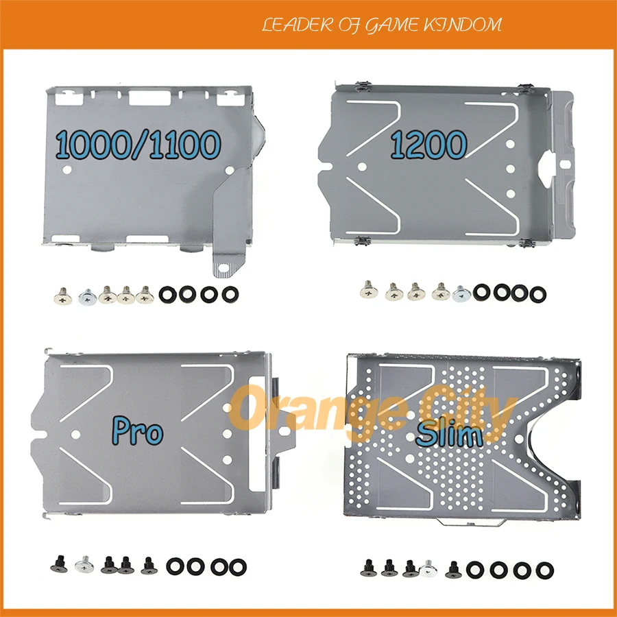 1Set Hard Disk Drive Mounting HDD Bracket Stand Mount Kit For Sony Playstation 4 PS4 Version 1000 1100 1200 Slim Pro With Screw