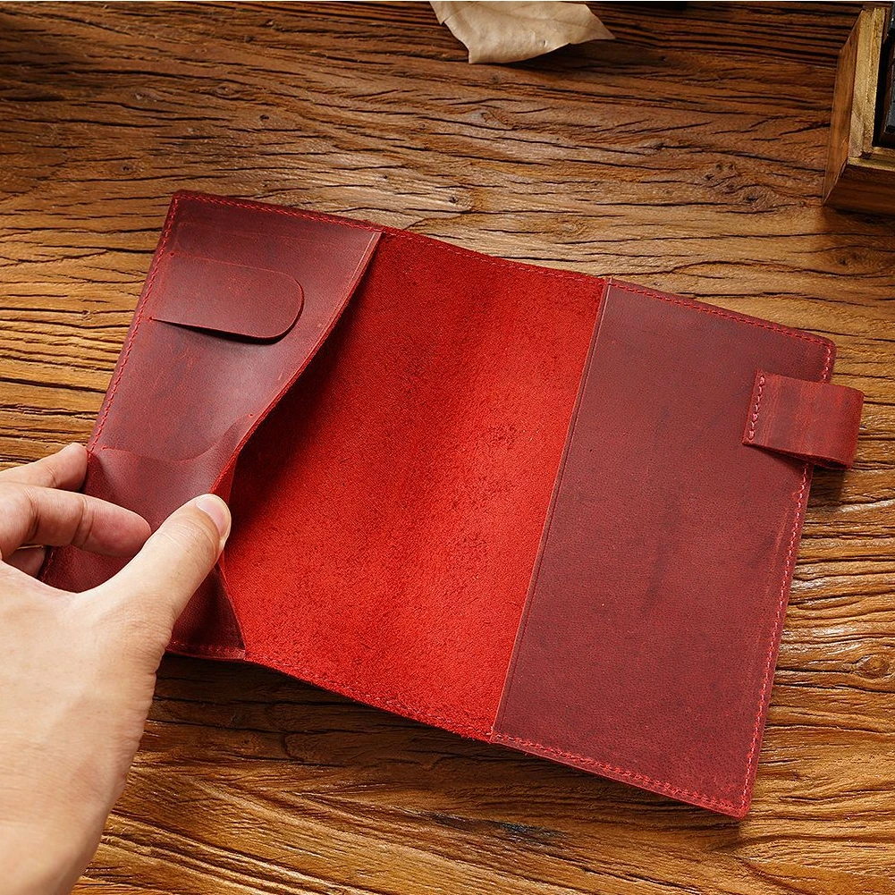 Handmade Genuine Leather Notebook Planner Book Cover A5 A6 Cover Diary Original Journal Drawing Sketchbook Diary Cover