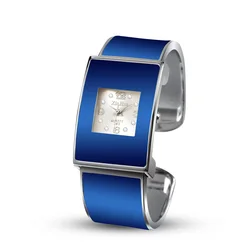 XINHUA – montre-Bracelet de luxe pour femmes, rectangulaire, avec strass, en acier, 2022