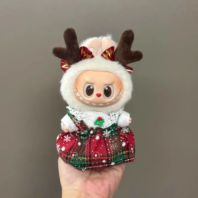 첫 번째 두 번째 세 번째 세대 인형 장난감 액세서리와 호환되는 래브라도 인형 펜던트용 크리스마스 인형 의류 세트