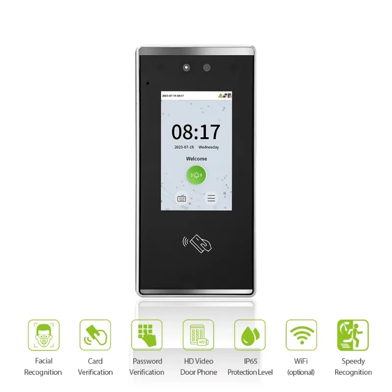 Multi Card, Password Biometrics Face Recognition, Fingerprint Access Control and Time Attendance Machine
