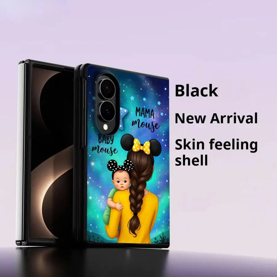 Luxury Phone Cover Case for Samsung Galaxy ZFold Wide Z Fold8 Wide ZFold8 Z Fold 8 Mom Daughter Art Print