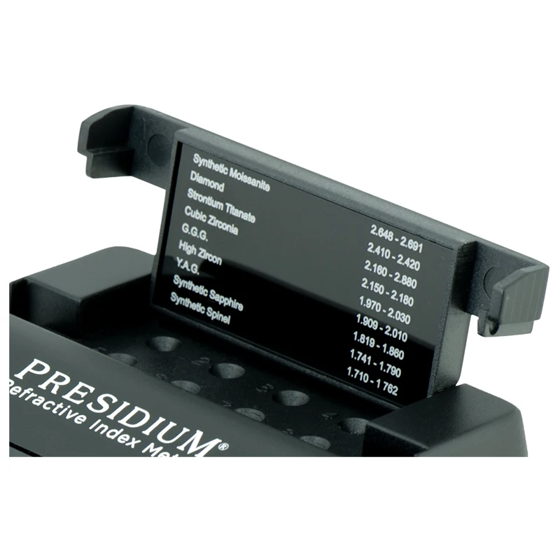 Presidium مؤشر الانكسار متر II المهنية الرقمية الإنكسار جهاز اختبار الأحجار الكريمة PRIM II الماس مويسانيتي تحديد