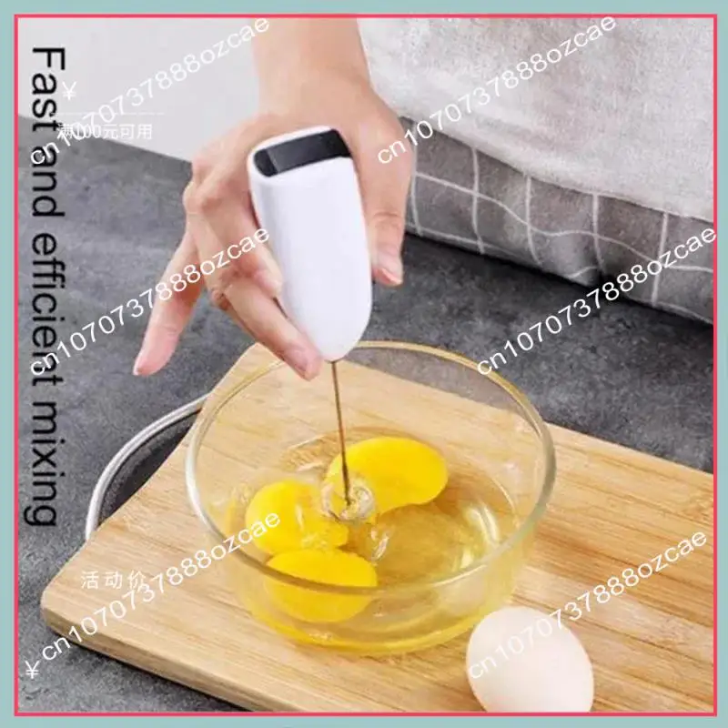 A26P ハンドヘルドステンレス鋼電気卵ビーターミルクティーコーヒーブレンダーポータブルベーキングミニミルク泡立て器