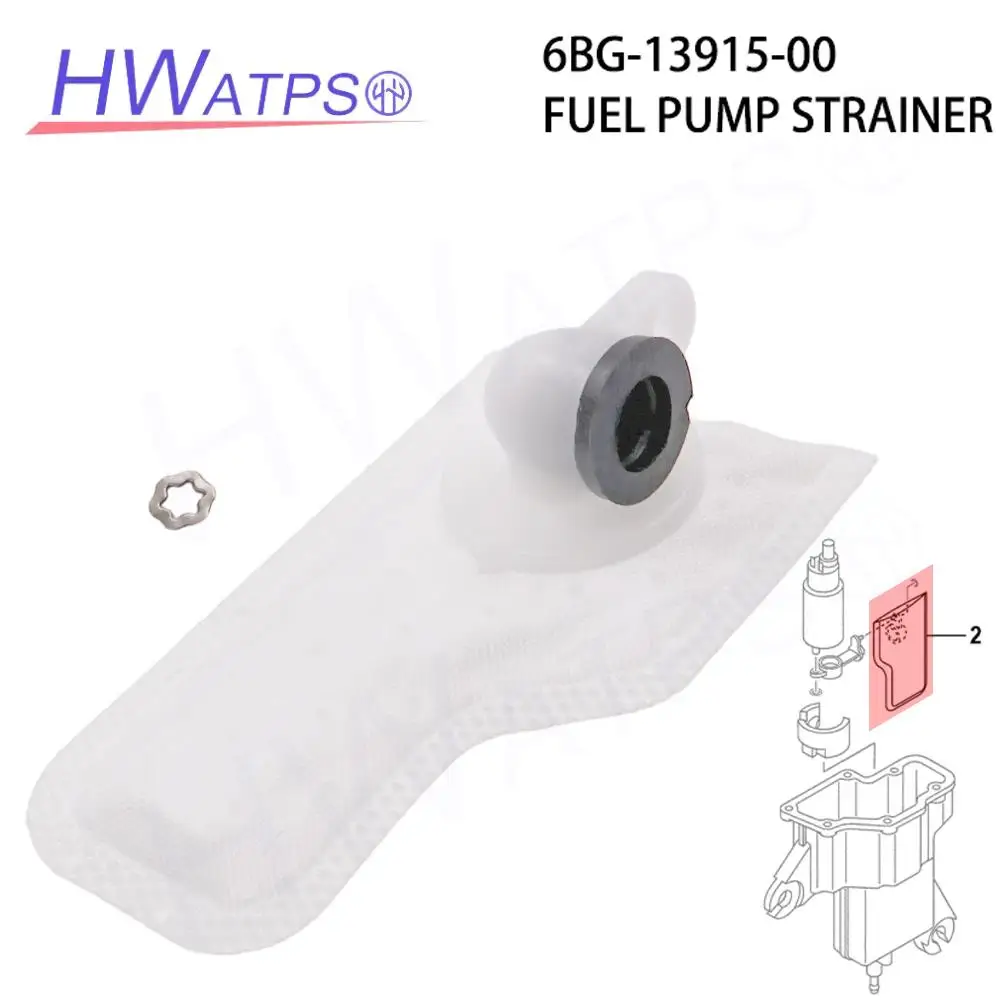 For F30 F40 F50 F60 T50 T60 F30B F40F F40A F50F F50H F60C F60F Fuel Pump Filter Strainer 6BG-13915-00 6BG-13915-01-00