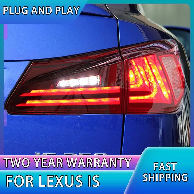 LED Tail Lamp for Lexus IS250 IS300 IS350 2006-2012 Lexus IS250 Taillights Rear Light with Full LED DRL Turn Signal