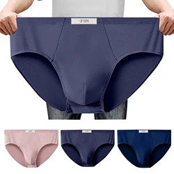 feichan ashion Men's Modal Cotton Brief Underwear, Soft ComfortPlus Size Triangle Underwear, High Waisted Underwear for Men