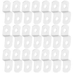 120 Pcs Fixed High Quality Z Clips Stainless Steel Corner Brackets Fixed Clips Photo Frame Connectors Mirror Cabinet Hardware