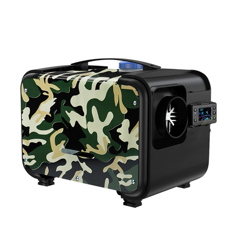 سخان ركن ديزل ممتاز 12 فولت/24 فولت/220 فولت - طاقة قابلة للتعديل 5 كيلو وات/8 كيلو وات (تدفئة سريعة للسيارات والشاحنات والمركبات الترفيهية، ضوضاء منخفضة)