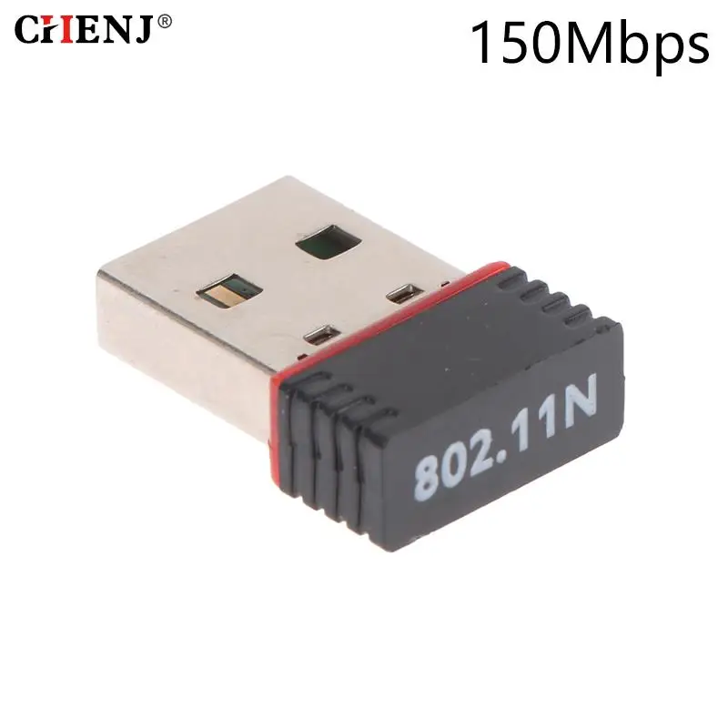 Мини USB беспроводной Wi-fi адаптер 150 Мбит/с 802.11b/G/N RTL8188