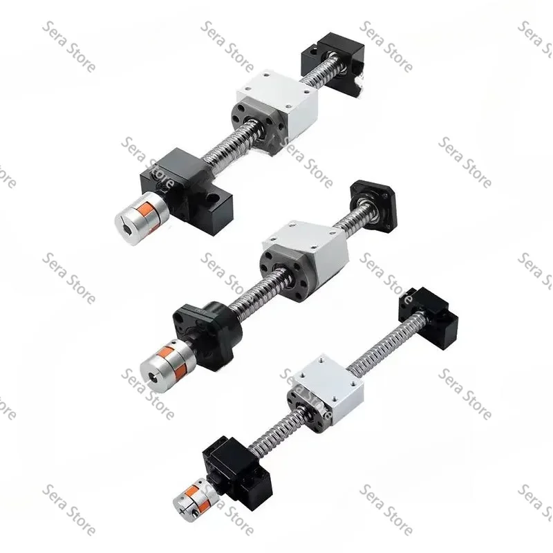 ‌CNC Ball Screw Kit SFU/RM1605/2005/3205 w/ Flange Nut, Shell, End Supports & Coupling