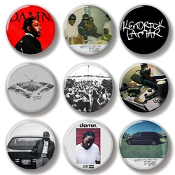 44MM Rapper Kendrick Lamar To Pimp A Butterfly Good Kid Album Pin Soft Button Pin Jewelry Creative Badge Bag Backpack Decoration