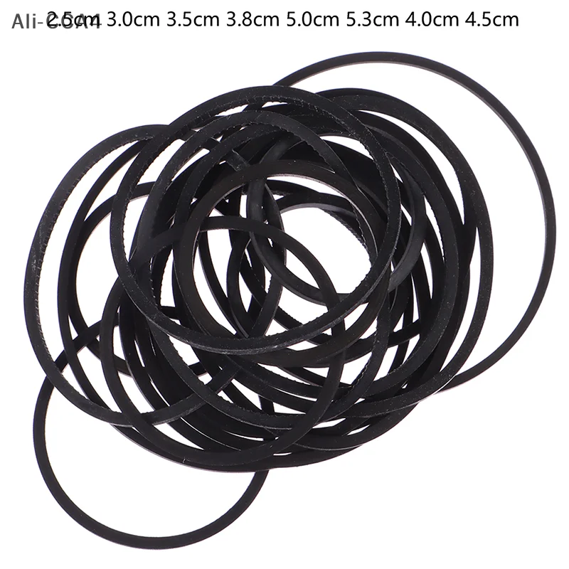 

CCA4-20Pcs/set Mix Cassette Tape Replacement Rubber CD DVD Cassette Tape Recorder Turntable Strap Belt For CD-ROM Video Machines