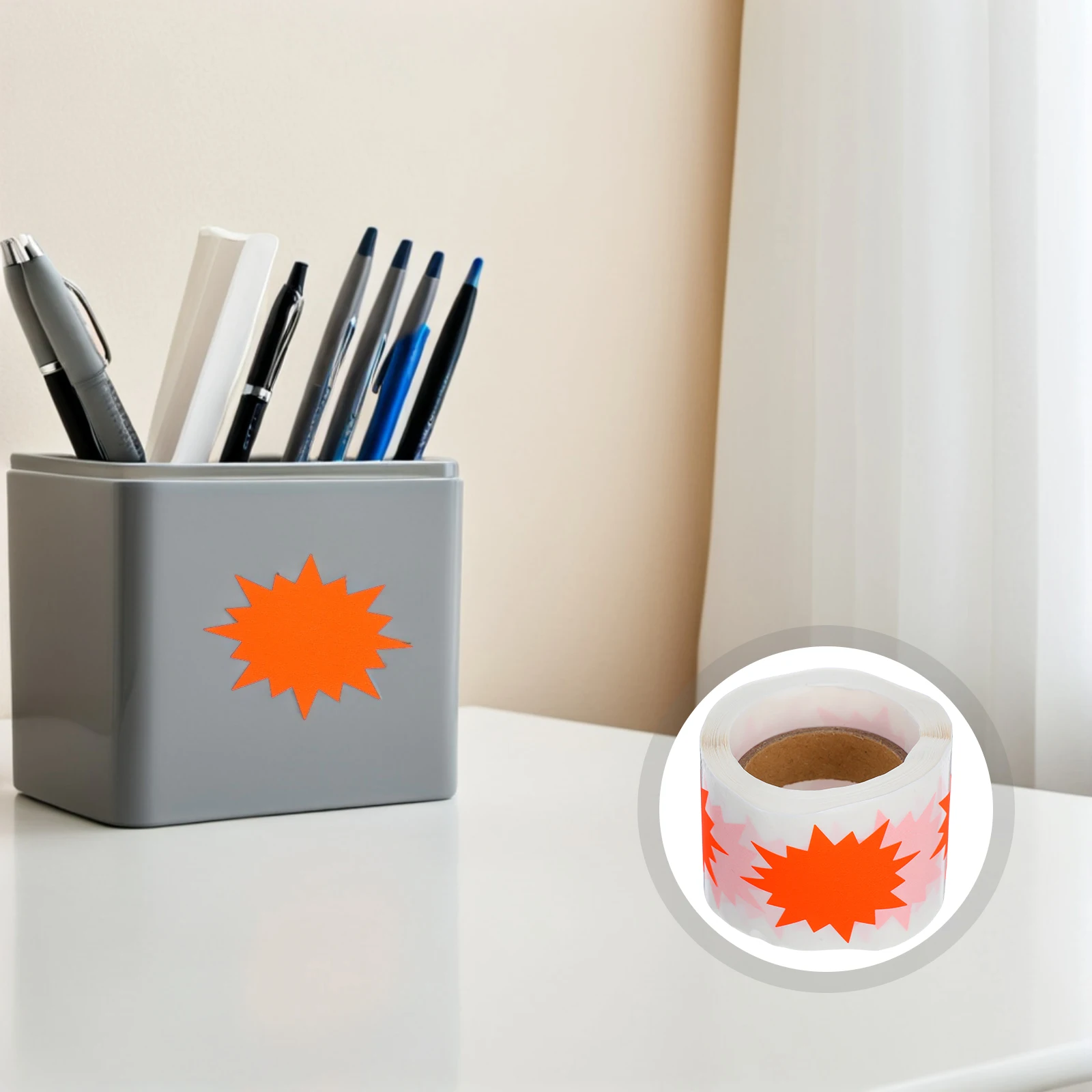 

Label Sticker Price Tag Self-adhesive Fluorescent Paper Colored Labels Stickers