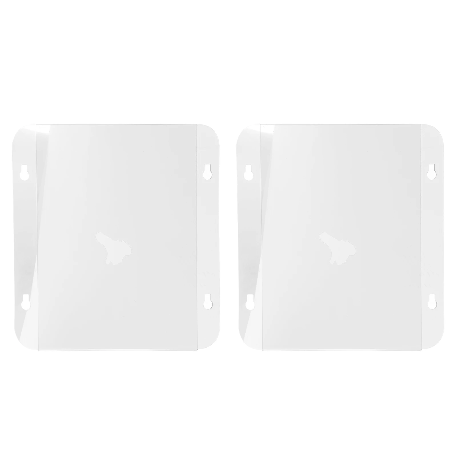 

2Pcs Clear Acrylic Sign Holder Transparent Frame Suction Cups Display Stand for Glass Door Wall Mount Storage Rack