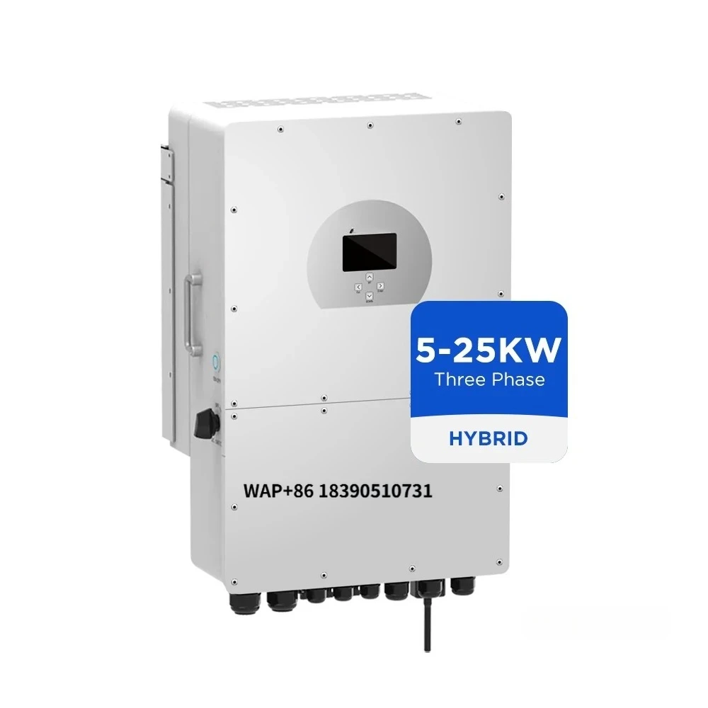 

Deye 2 10000W 12000W 15000W 20KW 25KW SUN-5/6/8/10/12/15/20/25K-SG01HP3-EU-AM2 Three Phase Hybrid Inverter