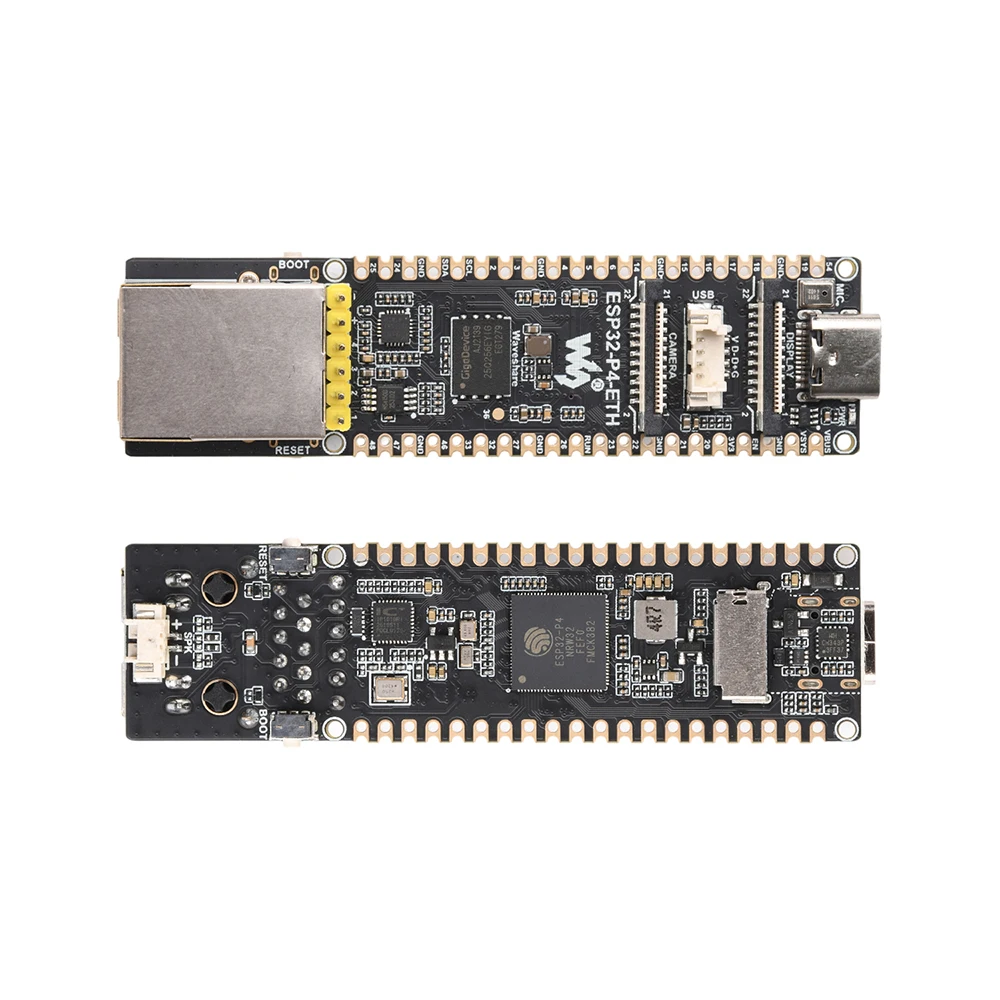 ESP32-P4-ETH Development Board 100Mbps Ethernet USB 2.0 OTG, Low Power RISC-V, for Industrial HMI Edge Computing AI Inference