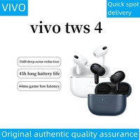 New vivo tws 4 original true wireless Bluetooth headset intelligent active noise reduction stereo 55dB depth noise reduction.