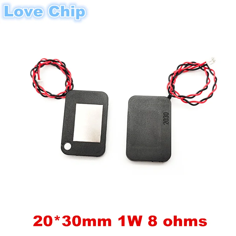 2pcs/lot 30*20mm 8ohm 1W Ultra-thin Side Sound Chamber Speaker 3020 2030 Intelligent Device Speaker Amplifier Accessories