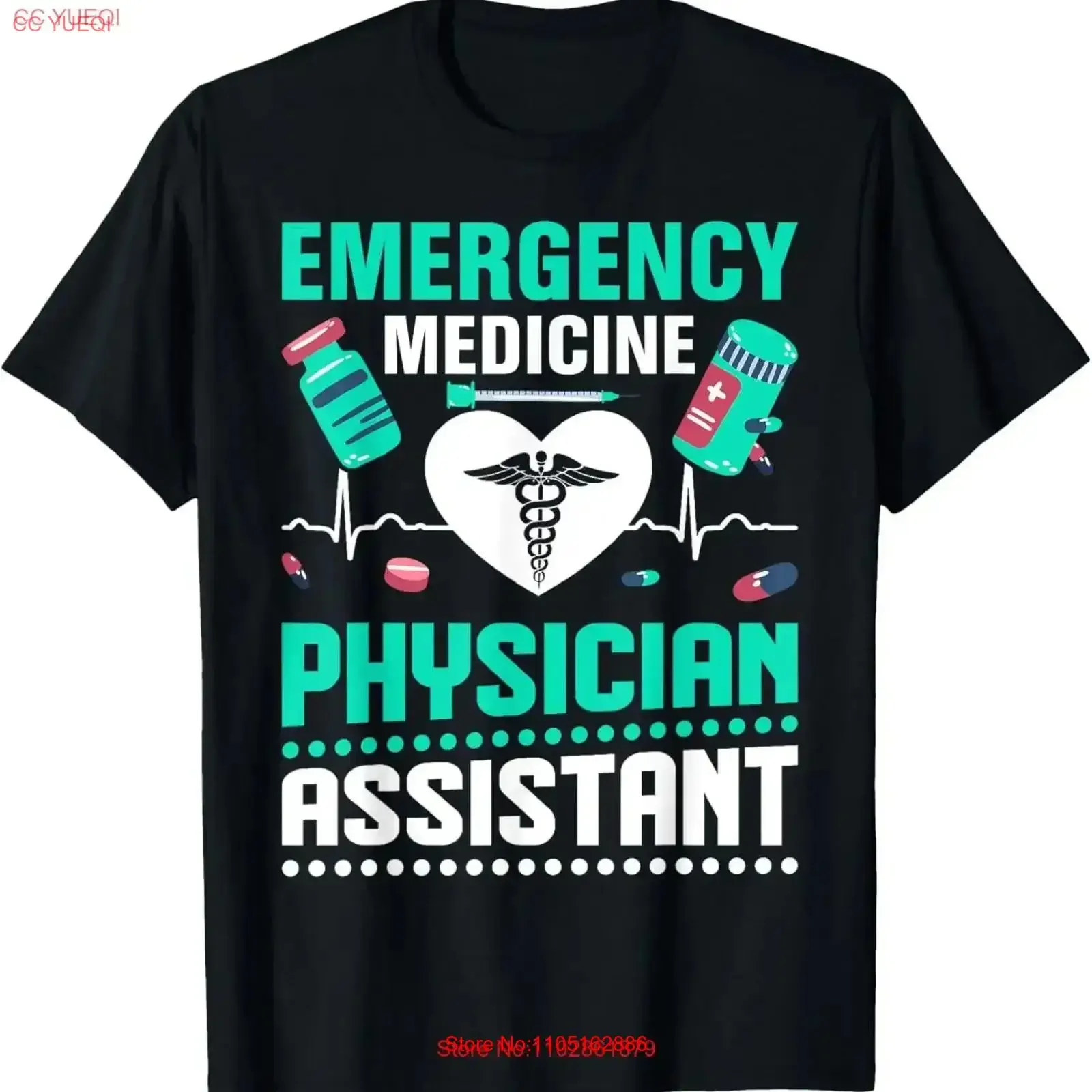 Emergency Medicine Physician Assistant T Shirt vintage Washed homme Slightly Stretched designer clothes streetwear Comfortable