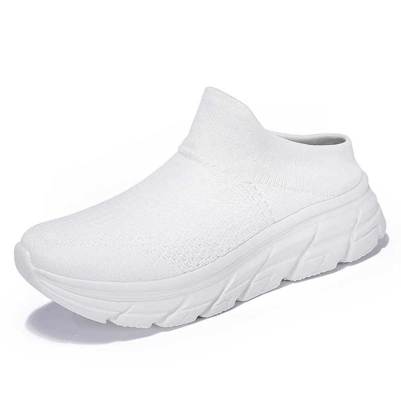 

New lightweight spring and summer breathable flat shoes, men's and women's casual sports shoes, half slippers and loafers