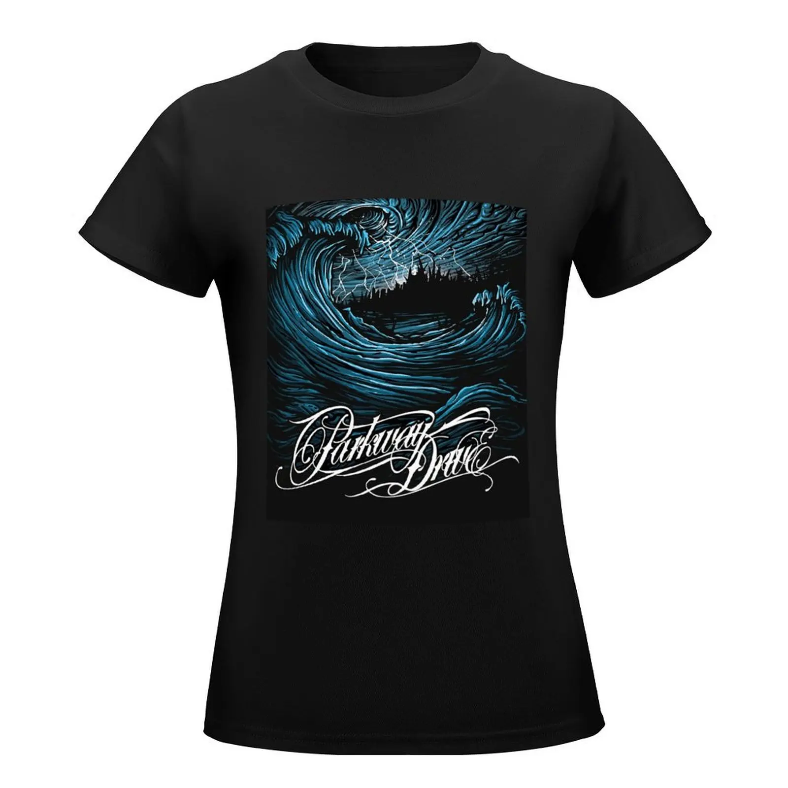 parkway drive band fan art T-Shirt tops oversized new edition summer clothes t-shirt dress for Women graphic