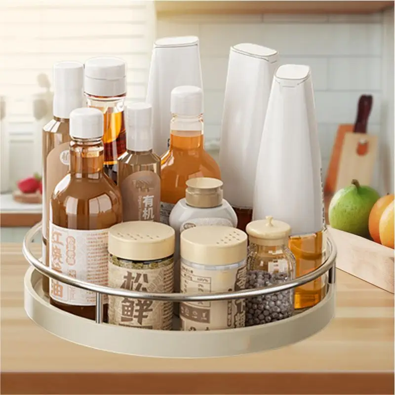 Kitchen Rotating Tray Rotating Tray Organizer Kitchen Countertop Refrigerator Cupboard Kitchen Countertop Organizer Rotating Tra