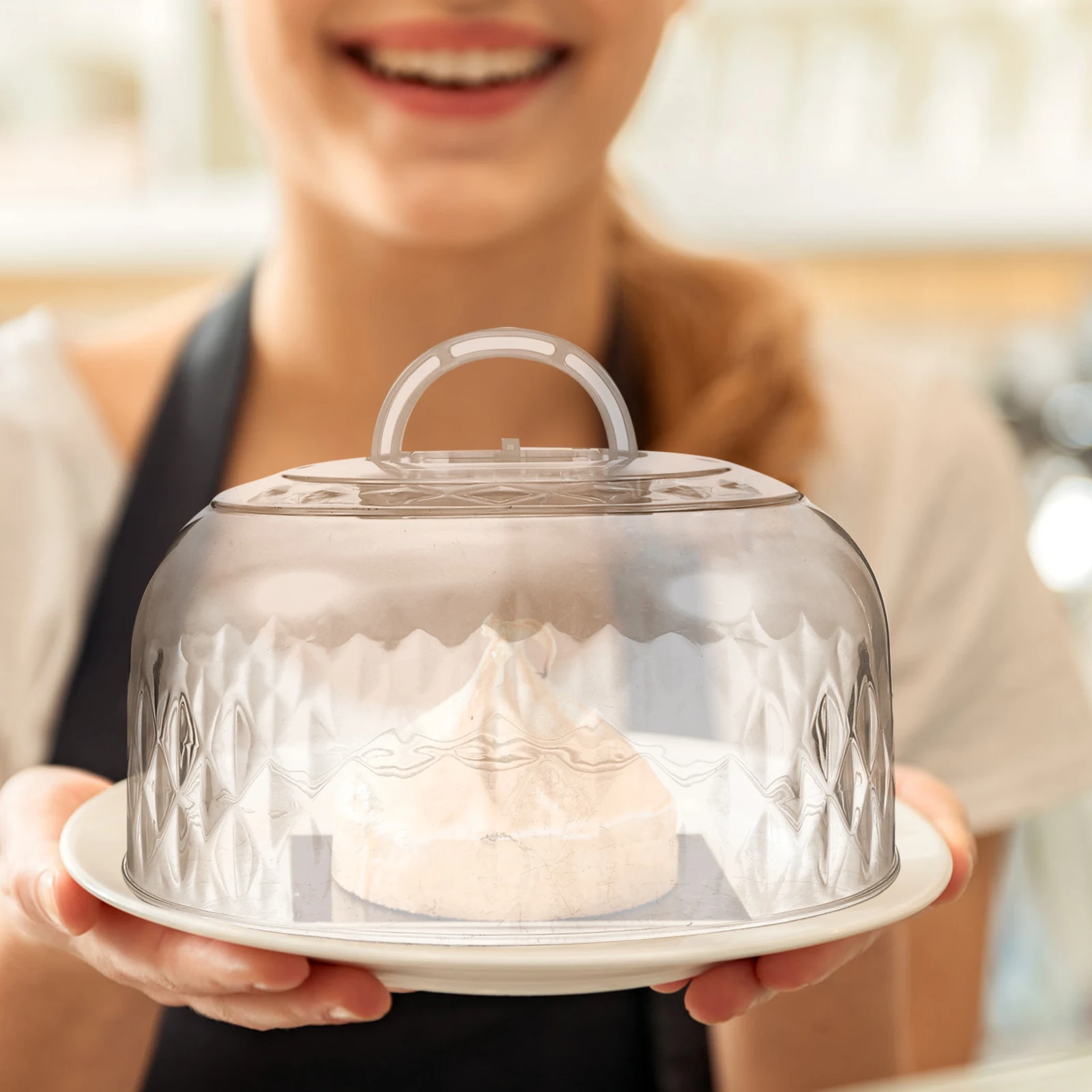

Food Fresh-Keeping Cover Premium Material For Cake Dessert Fruit Tray Protection Kitchen Storage Practical Food Lid Bbq