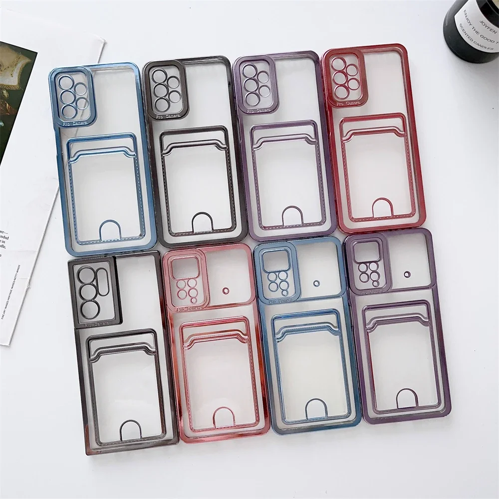 Pltang Wallet Card Slot Holder Case For Samsung S23 S22 S21 S20FE Note 20 10 Plus Ultra A51 A71 A52 A72 A32 A22 A12 A53 A73 A13