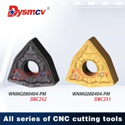 Utensile di tornitura esterno della lama cementata originale del carburo di WNMG080404-PM YBC251 WNMG080408-PM YBC252 WNG432 PM YBC252