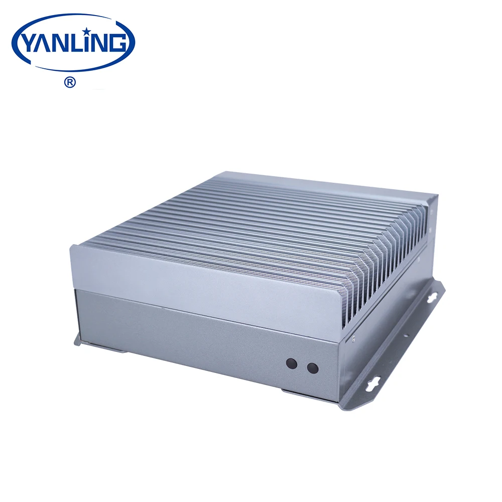 Yanling Intel Core i3 6100T i5 6500T i7 6700T IPC Computer Intel Q170 Chipset 9 ~ 36V COM RS485 PC industriale senza ventola