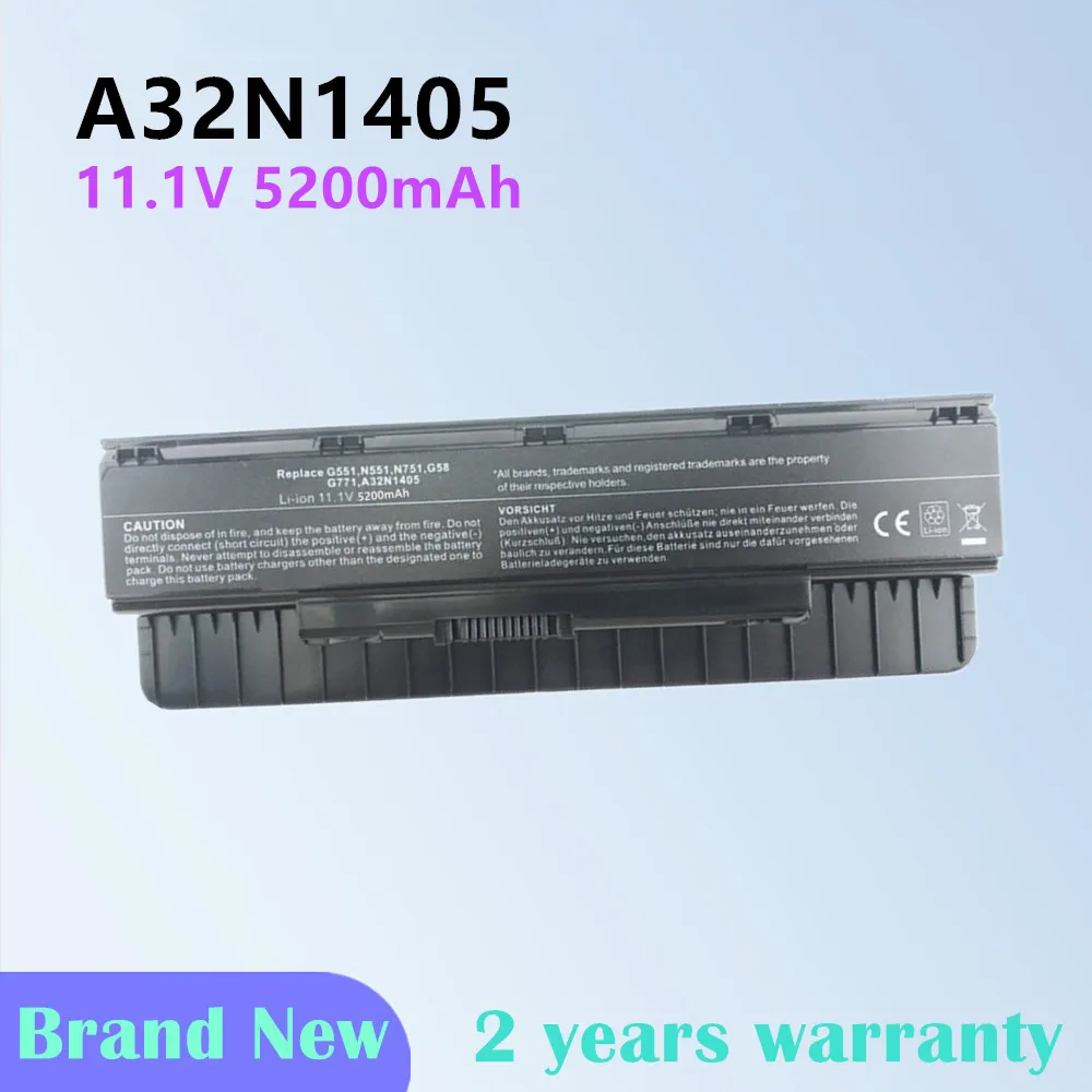 A32LI9H A32N1405 Laptop Battery For Asus G551 G551J G58 G771 GL551 GL771 N551 N751 10.8V 56WH