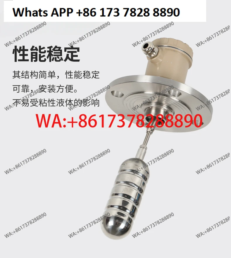 

Боковой поплавковый переключатель Боковой поплавковый переключатель уровня Контроллер бака Измеритель уровня масла с поплавковым фланцем из нержавеющей стали