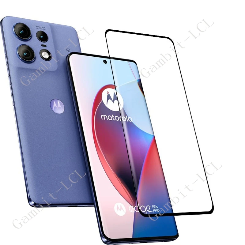 4 قطعة ثلاثية الأبعاد كامل منحني الزجاج المقسى لموتورولا إيدج 50s برو طبقة رقيقة واقية على Edge50sPro 50 50Pro 6.7 "غطاء واقي للشاشة #2