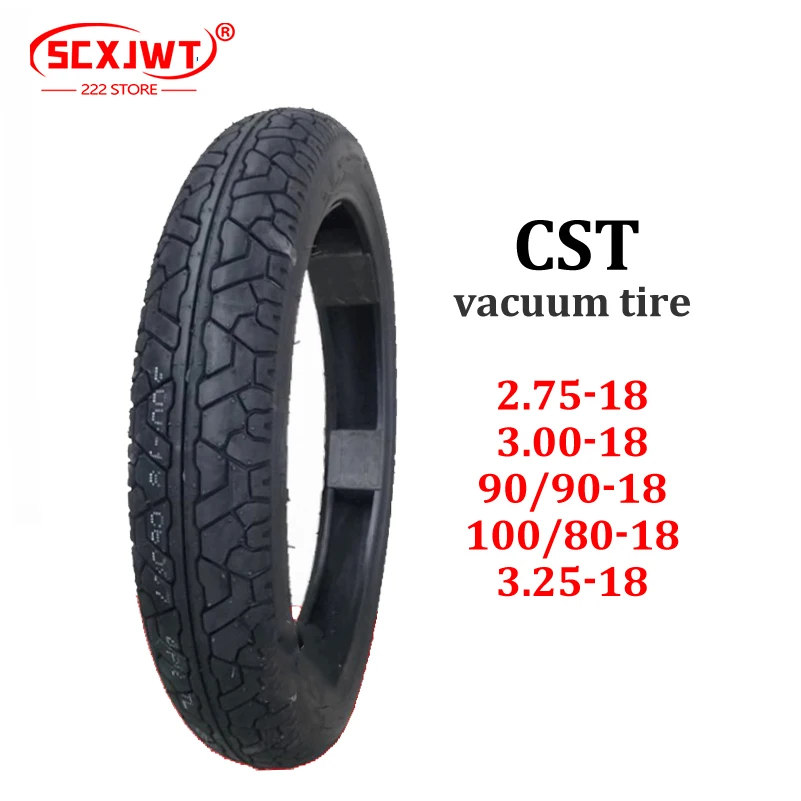 CST motorcycle tire 2.75-18 3.00-18 90/90-18 100/80-18 3.25-18 vacuum tire outer tire Tianjian 125 wear-resistant