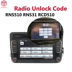 Radio Unlock Software Radio Code Unlocking Decoder for RCD510 Passcode Query Audio Decoding CD Navigation Unlock RNS510 RNS315