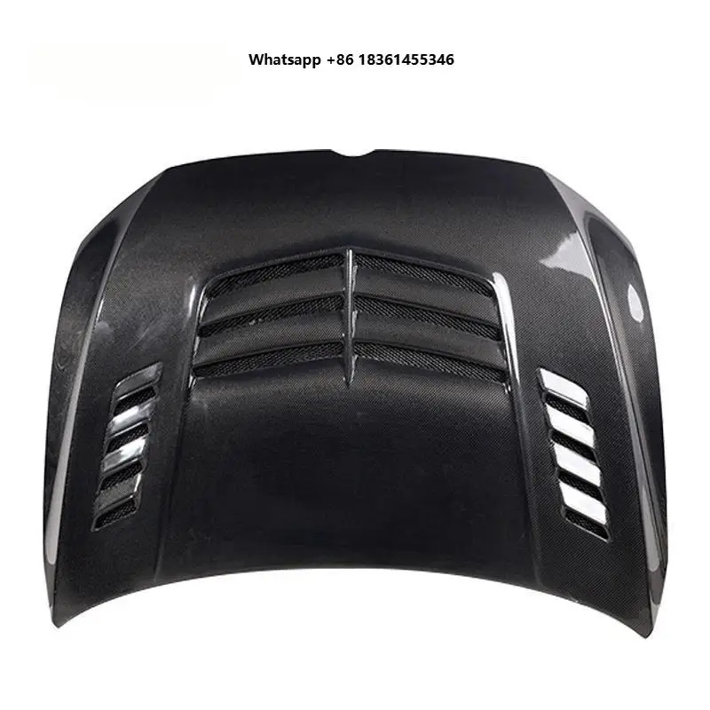 

For Golf 7 MK7 V Model Langyu New Carbon Fiber Vertical Billet Screw-On Hood