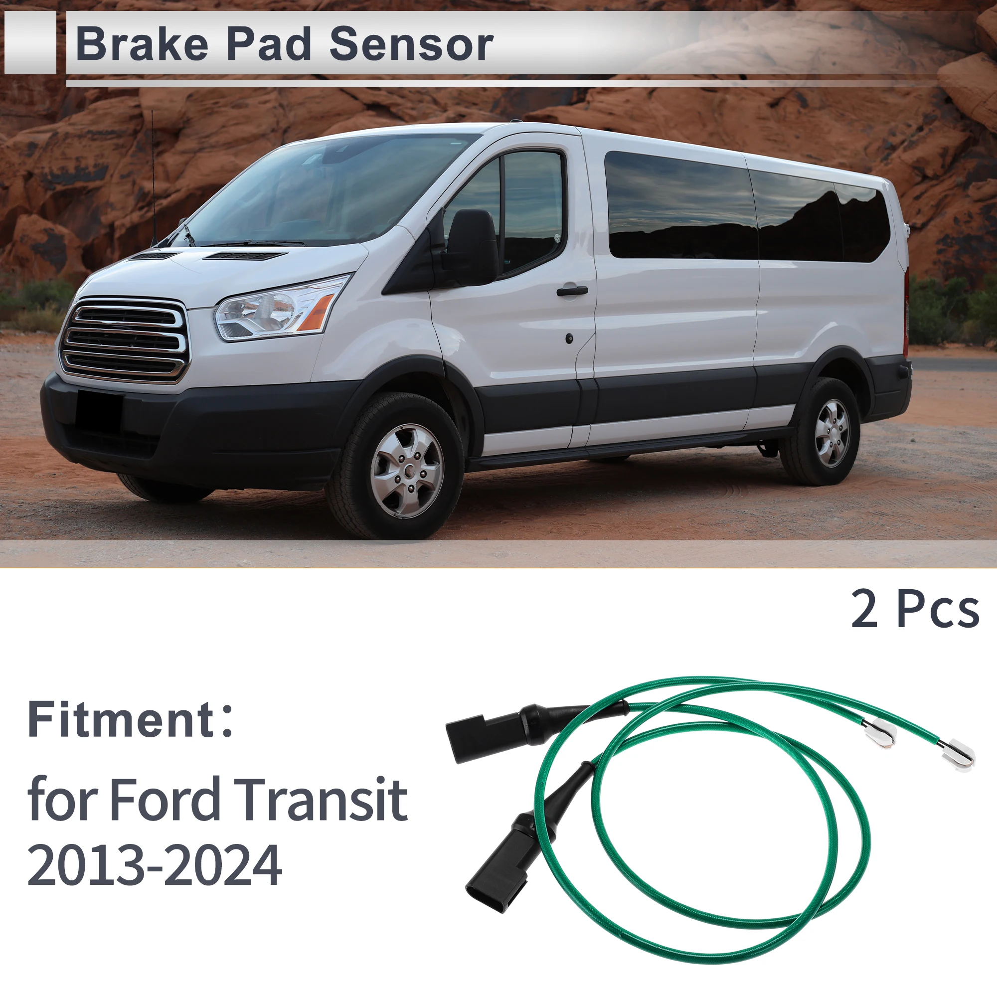 

UXCELL 2 шт. датчик износа тормозных колодок заднего колеса No 1843313 датчик индикатора износа колодок дискового тормоза для Ford Transit 2013-2024