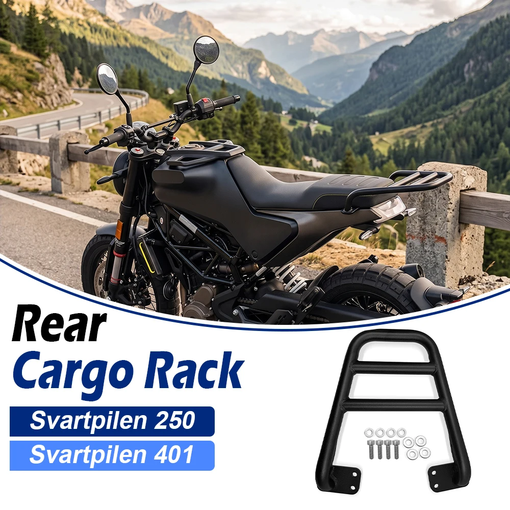for-svartpilen-250-401-svartpilen401-motorcycle-rear-cargo-rack-tail-luggage-carrier-trunk-mounting-hoop-support-accessories