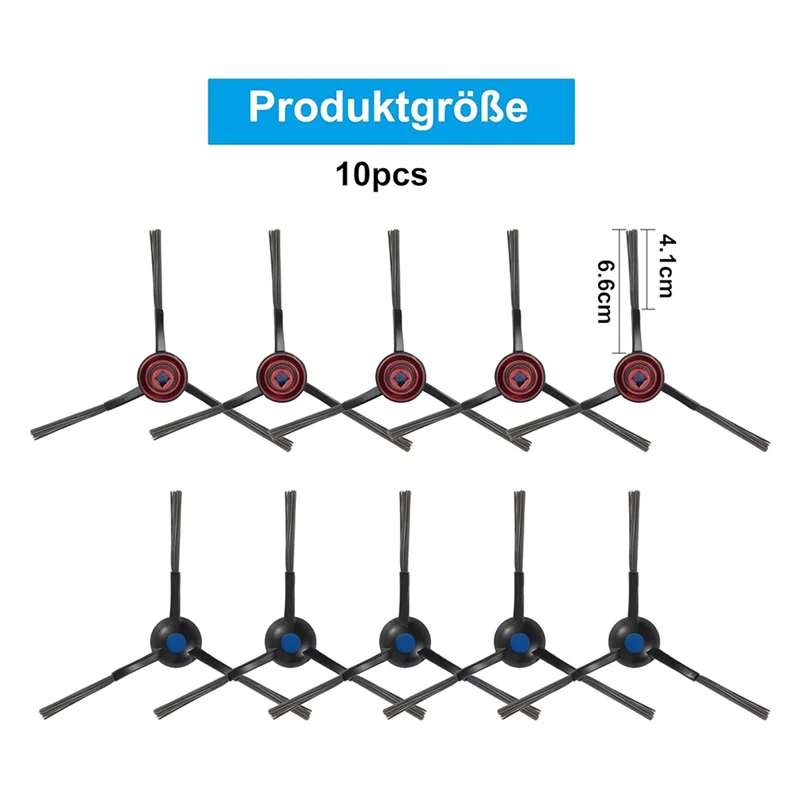 A01M-10 шт. боковые щетки, совместимые с Ecovacs Deebot T30 Pro Omni/T30pro, запасные части для робота-пылесоса