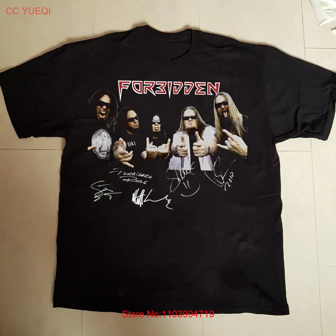 Hot Signature Forbidden Band Black 100% Cotton Size S-4XL Shirt GS058