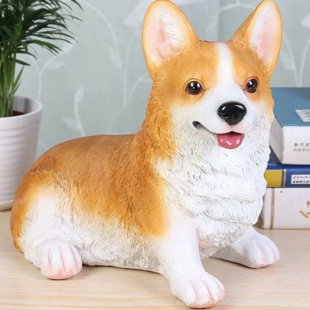 Lindo depósito de ahorro para perros, hucha decorativa de gran capacidad, adornos para perros del zodiaco, cajas de dinero de dibujos animados que se pueden abrir, Año Nuevo