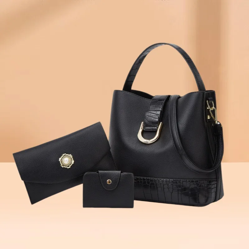 

Chic Set Bag 2025 - Trendy Multi-Way Purse with Inner Pouch, Adjustable Strap for Hands-Free Carry, Perfect for Work & Travel