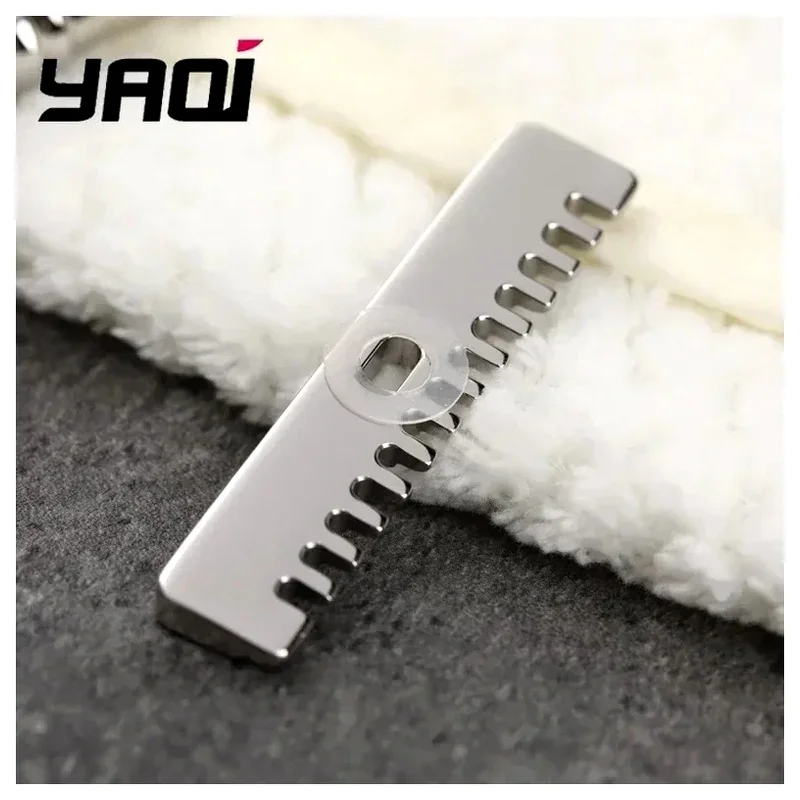 YAQI Romulus Open Comb AC Blade Polished 316 Stainless Steel Single Edged Safety Razor Wet Shave Tools Best Gift for Men